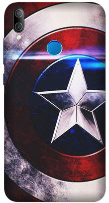 Captain America Shield Mobile Back Case for Asus Zenfone Max Pro M1 (Design - 250)