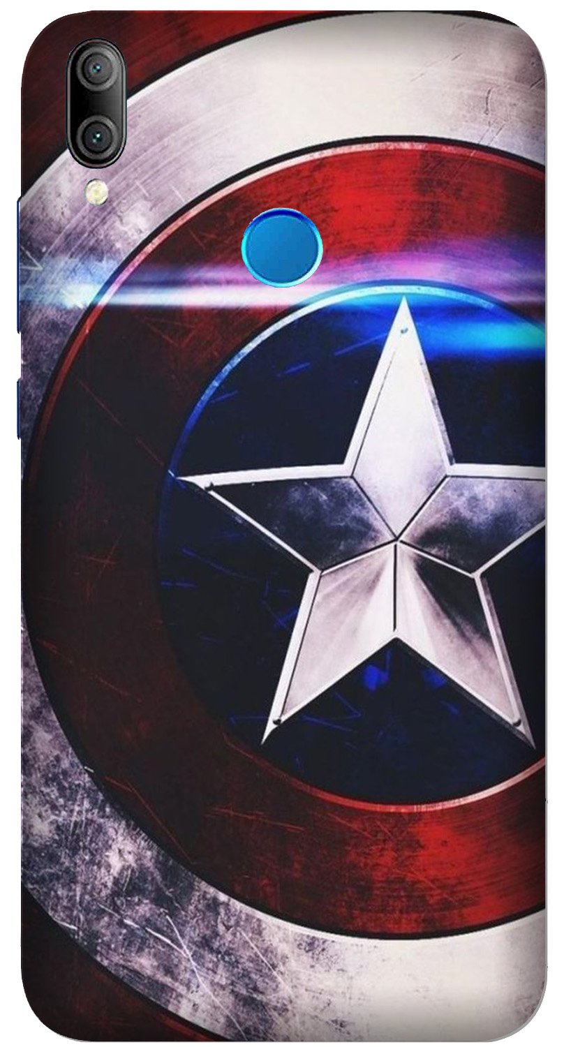 Captain America Shield Case for Asus Zenfone Max Pro M1 (Design No. 250)