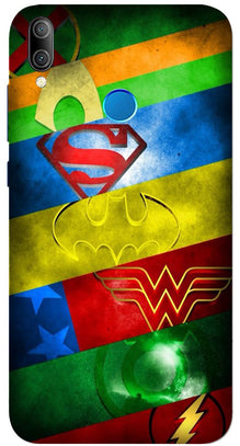 Superheros Logo Mobile Back Case for Huawei Nova 3i (Design - 251)