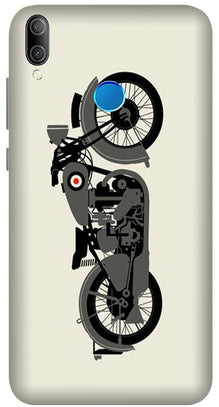 MotorCycle Mobile Back Case for Huawei Nova 3i (Design - 259)