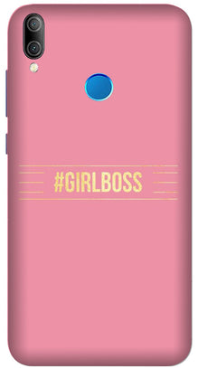 Girl Boss Pink Mobile Back Case for Asus Zenfone Max Pro M1 (Design - 263)