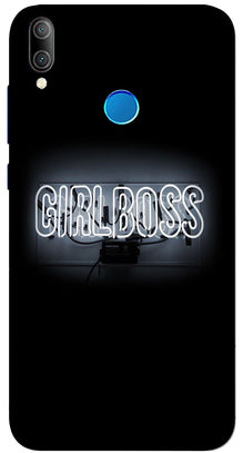 Girl Boss Black Mobile Back Case for Asus Zenfone Max Pro M1 (Design - 268)
