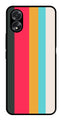 Muted Rainbow Metal Mobile Case for Oppo A18   (Design No -31)