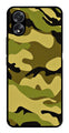 Army Pattern Metal Mobile Case for Oppo A18   (Design No -35)