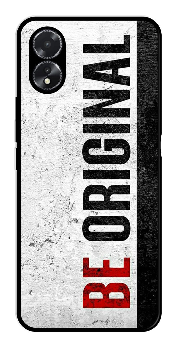 Be Original Metal Mobile Case for Oppo A18   (Design No -38)