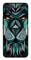 Lion Pattern Metal Mobile Case for Oppo A18   (Design No -40)