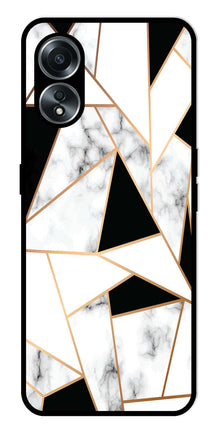 Marble Design2 Metal Mobile Case for Oppo A58 4G