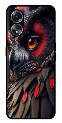 Owl Design Metal Mobile Case for Oppo A58 4G
