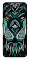 Lion Pattern Metal Mobile Case for Oppo A58 4G    (Design No -40)