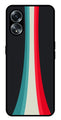 Modern Art Colorful Metal Mobile Case for Oppo A58 4G    (Design No -48)