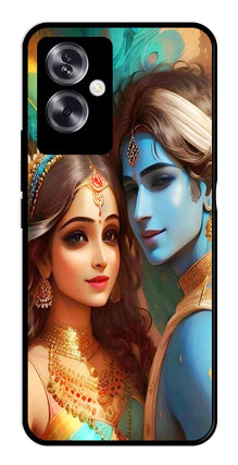 Lord Radha Krishna Metal Mobile Case for Oppo A79 5G