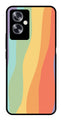 Muted Rainbow Metal Mobile Case for Oppo A79 5G    (Design No -02)