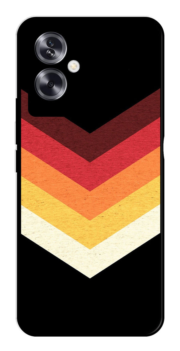 MultiColor Arrow Metal Mobile Case for Oppo A79 5G    (Design No -04)