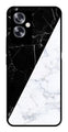 Black White Marble Design Metal Mobile Case for Oppo A79 5G    (Design No -09)