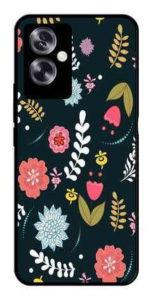 Floral Pattern2 Metal Mobile Case for Oppo A79 5G