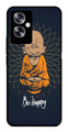Be Happy Metal Mobile Case for Oppo A79 5G    (Design No -27)