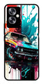 Vintage Car Metal Mobile Case for Oppo A79 5G    (Design No -29)