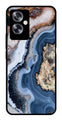Marble Design Metal Mobile Case for Oppo A79 5G    (Design No -53)