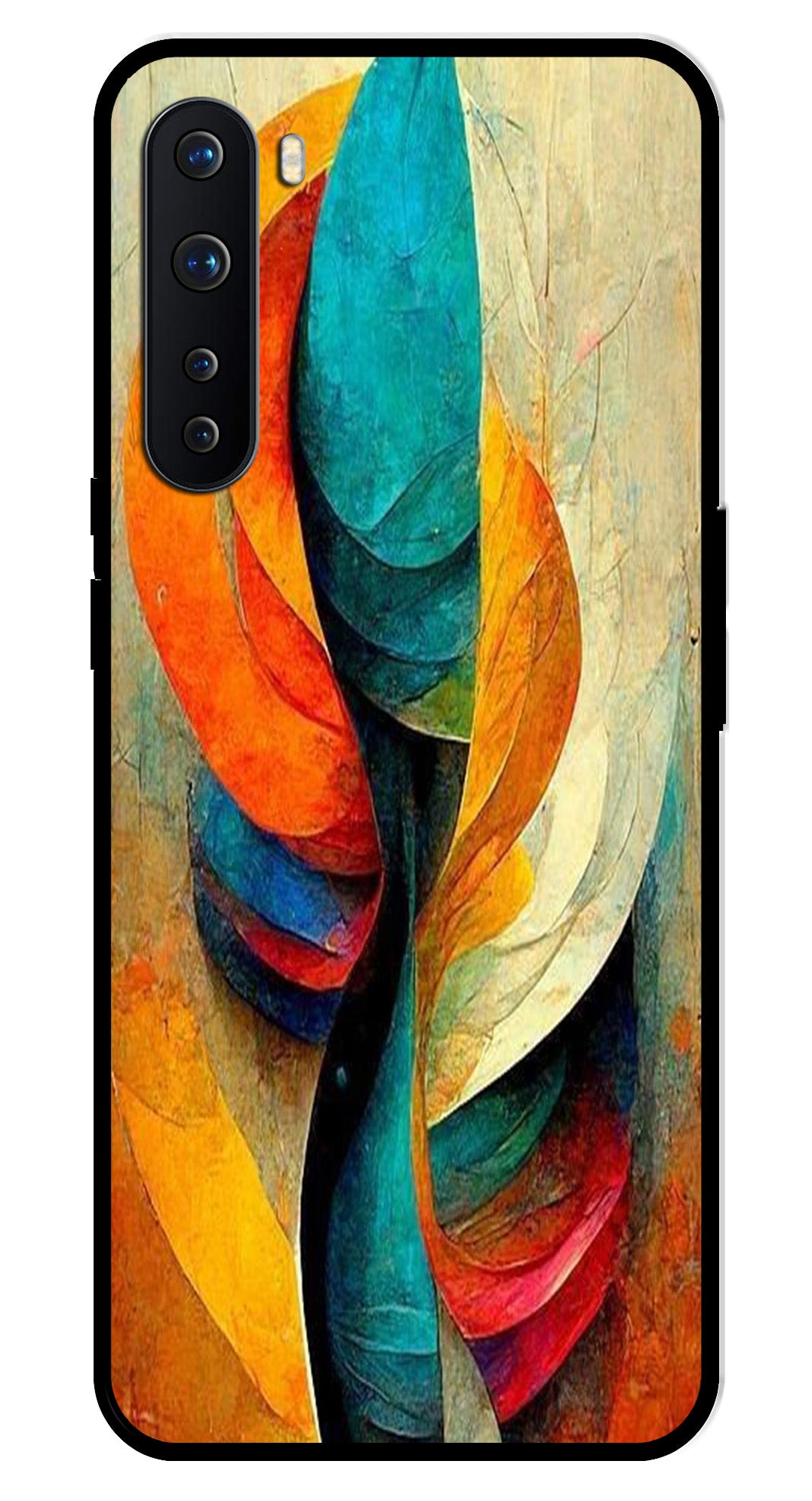 Modern Art Metal Mobile Case for OnePlus Nord