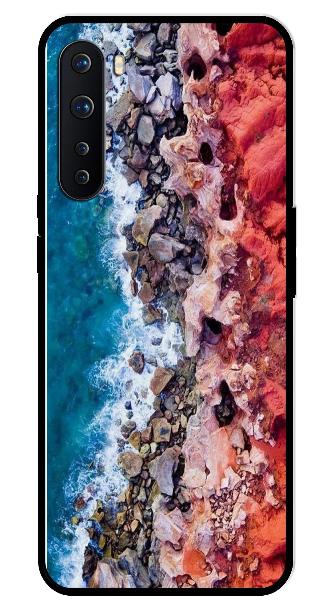 Sea Shore Metal Mobile Case for OnePlus Nord