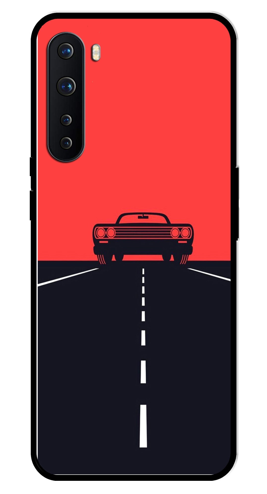 Car Lover Metal Mobile Case for OnePlus Nord