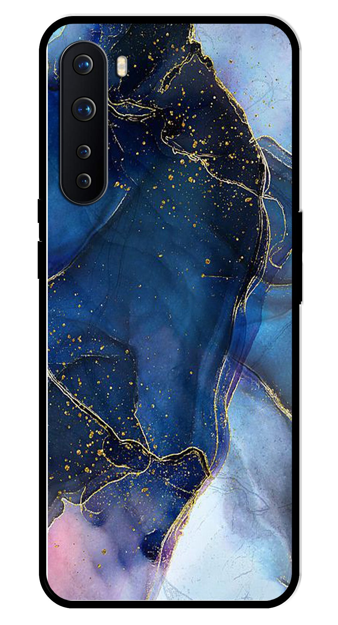Blue Marble Metal Mobile Case for OnePlus Nord