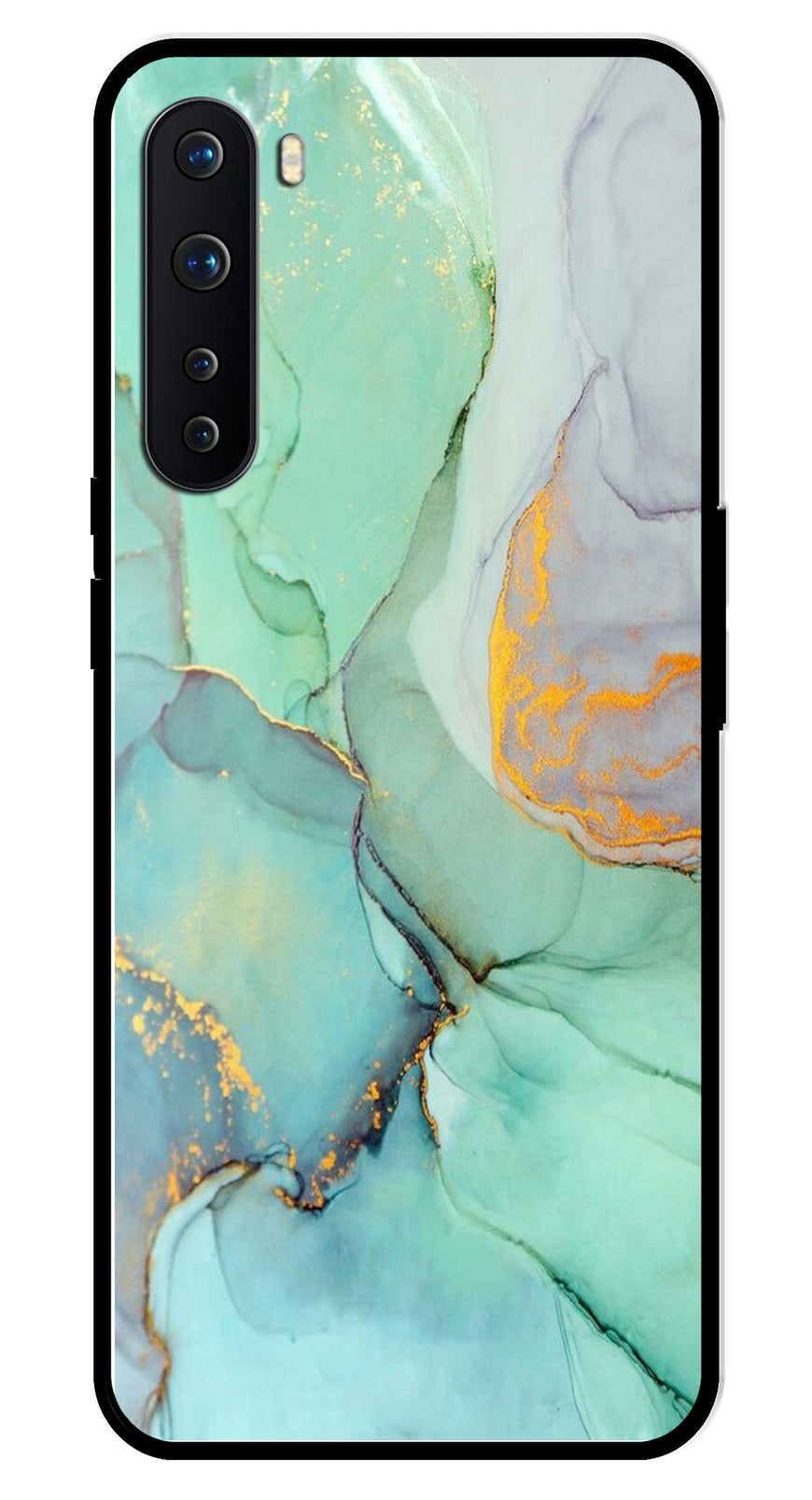 Marble Design Metal Mobile Case for OnePlus Nord