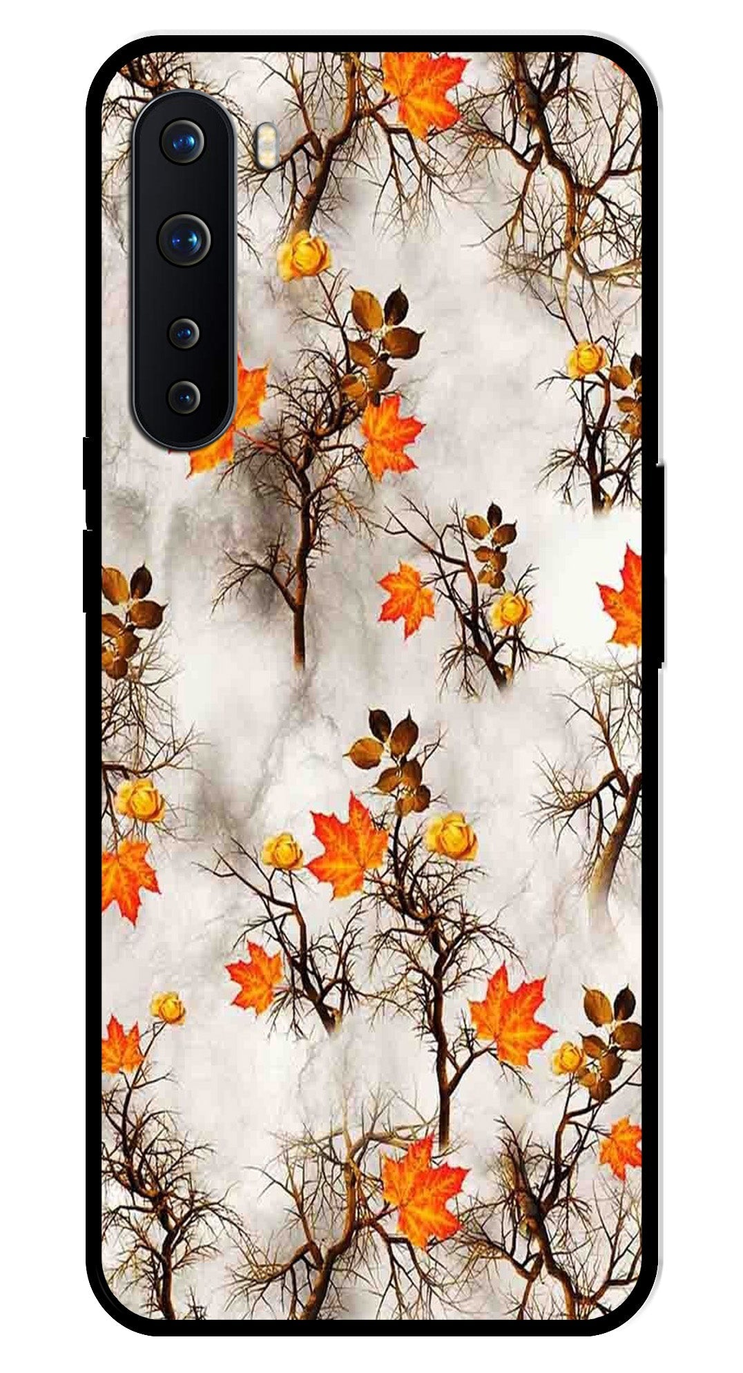 Autumn leaves Metal Mobile Case for OnePlus Nord