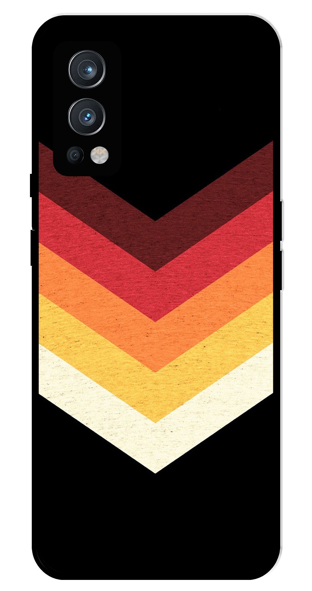 MultiColor Arrow Metal Mobile Case for OnePlus Nord 2 5G