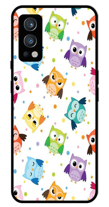 Owls Pattern Metal Mobile Case for OnePlus Nord 2 5G