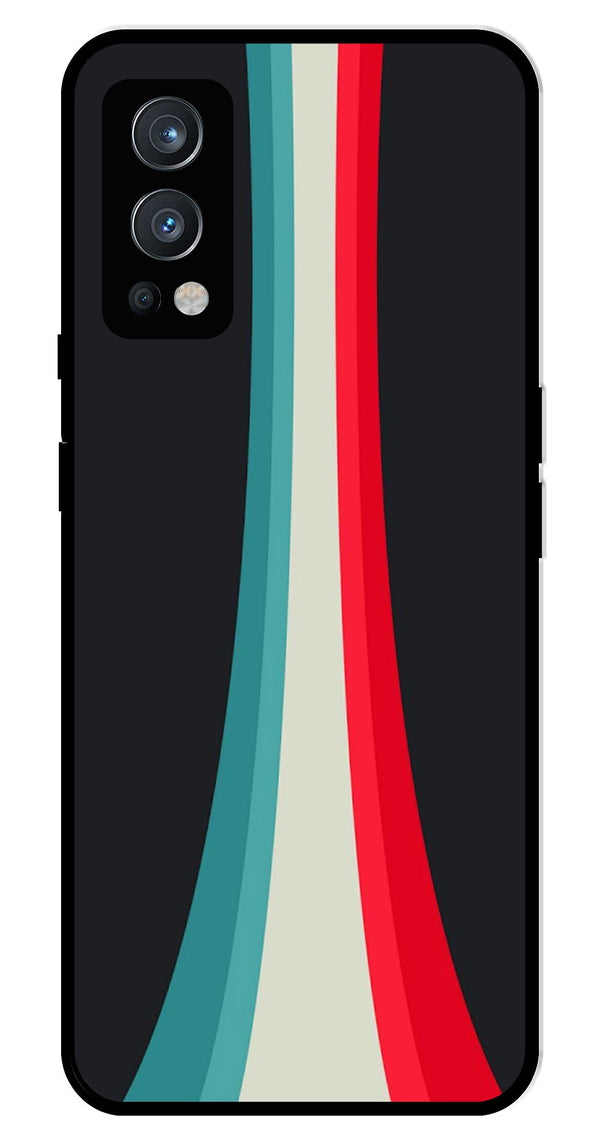 Modern Art Colorful Metal Mobile Case for OnePlus Nord 2 5G