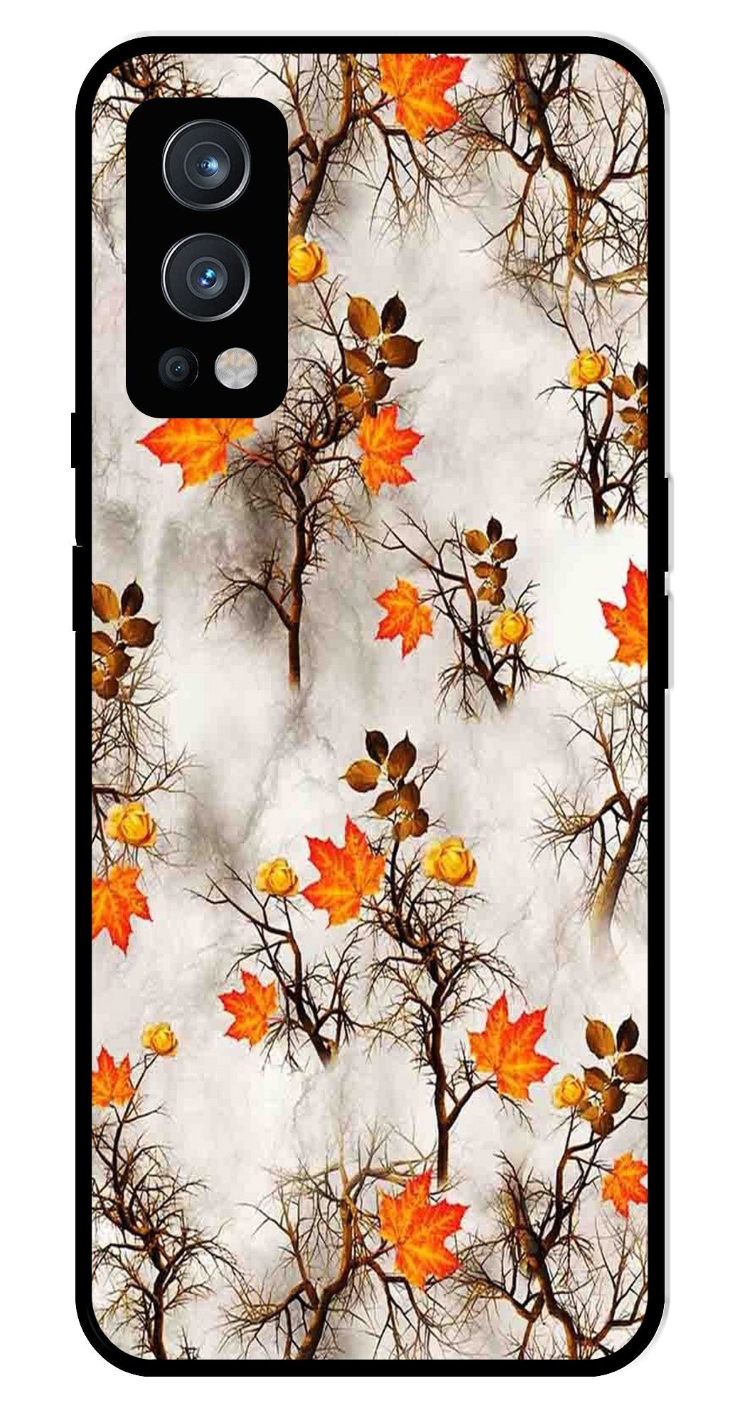 Autumn leaves Metal Mobile Case for OnePlus Nord 2 5G