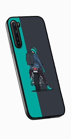 Bike Lover Metal Mobile Case for OnePlus Nord   (Design No -05)