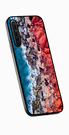 Sea Shore Metal Mobile Case for OnePlus Nord   (Design No -18)