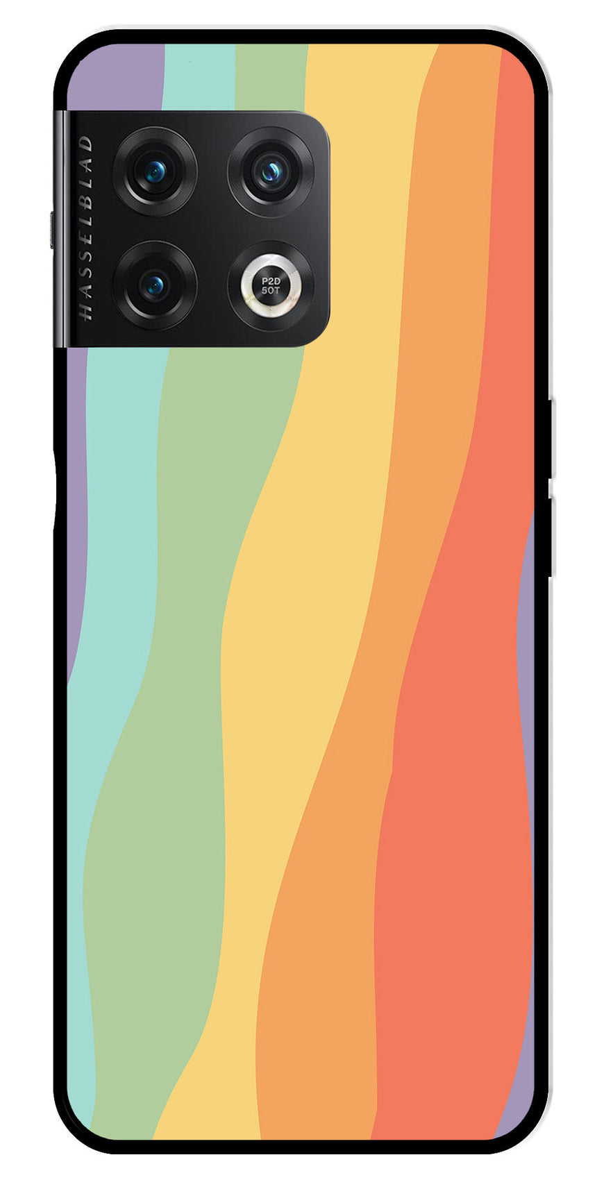 Muted Rainbow Metal Mobile Case for OnePlus 10 Pro