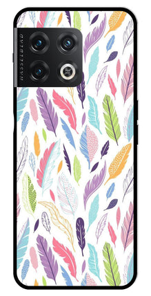 Colorful Feathers Metal Mobile Case for OnePlus 10 Pro