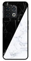 Black White Marble Design Metal Mobile Case for OnePlus 10 Pro