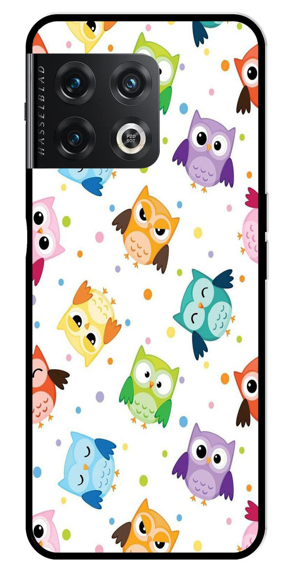 Owls Pattern Metal Mobile Case for OnePlus 10 Pro