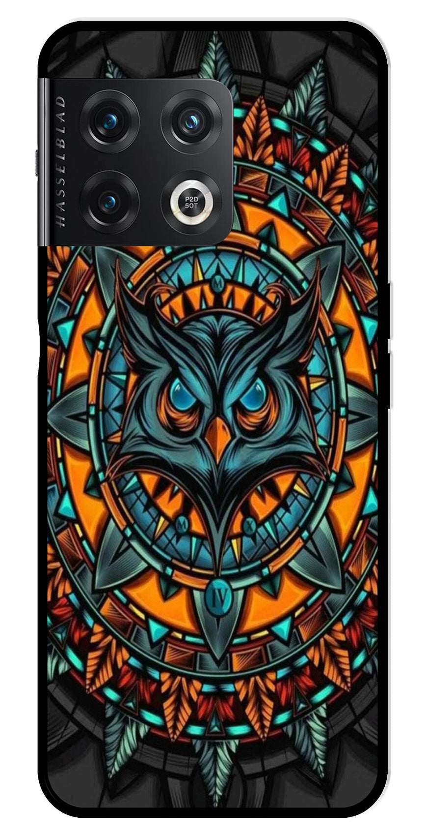 Owl Pattern Metal Mobile Case for OnePlus 10 Pro