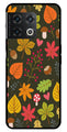 Leaves Design Metal Mobile Case for OnePlus 10 Pro