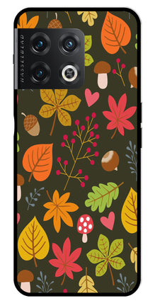 Leaves Design Metal Mobile Case for OnePlus 10 Pro