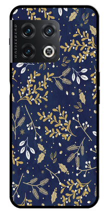 Floral Pattern  Metal Mobile Case for OnePlus 10 Pro