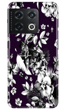 white flowers Mobile Back Case for OnePlus 10 Pro 5G (Design - 7)