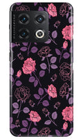 Rose Black Background Case for OnePlus 10 Pro 5G