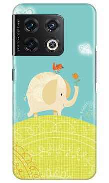 Elephant Painting Mobile Back Case for OnePlus 10 Pro 5G (Design - 46)