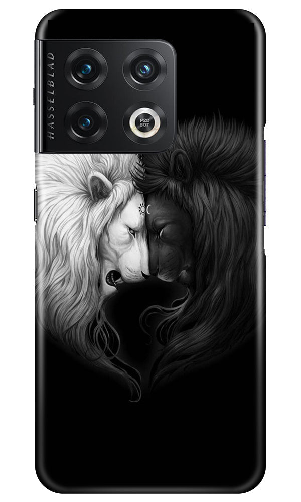 Dark White Lion Case for OnePlus 10 Pro 5G(Design - 140)