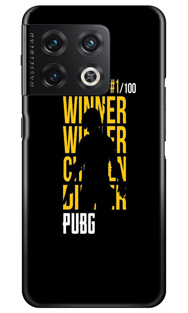 Pubg Winner Winner Case for OnePlus 10 Pro 5G  (Design - 146)