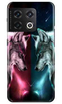 Wolf fight Mobile Back Case for OnePlus 10 Pro 5G (Design - 190)