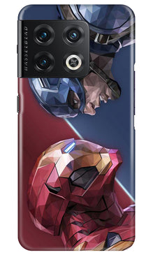 Ironman Captain America Mobile Back Case for OnePlus 10 Pro 5G (Design - 214)