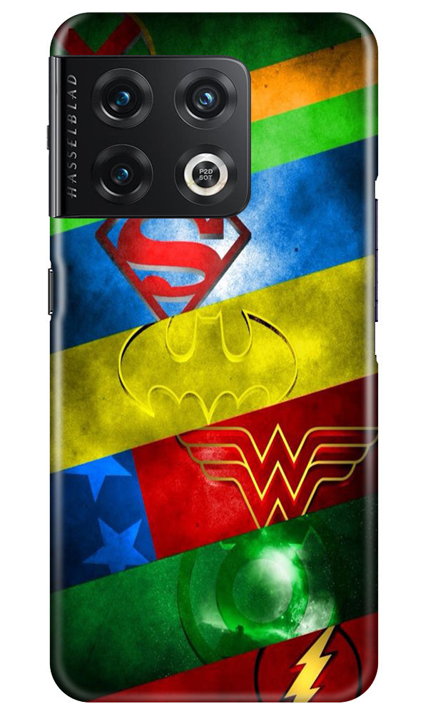 Superheros Logo Case for OnePlus 10 Pro 5G (Design No. 220)
